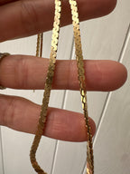 solid S link vintage UnoaErre 15.75"  chain