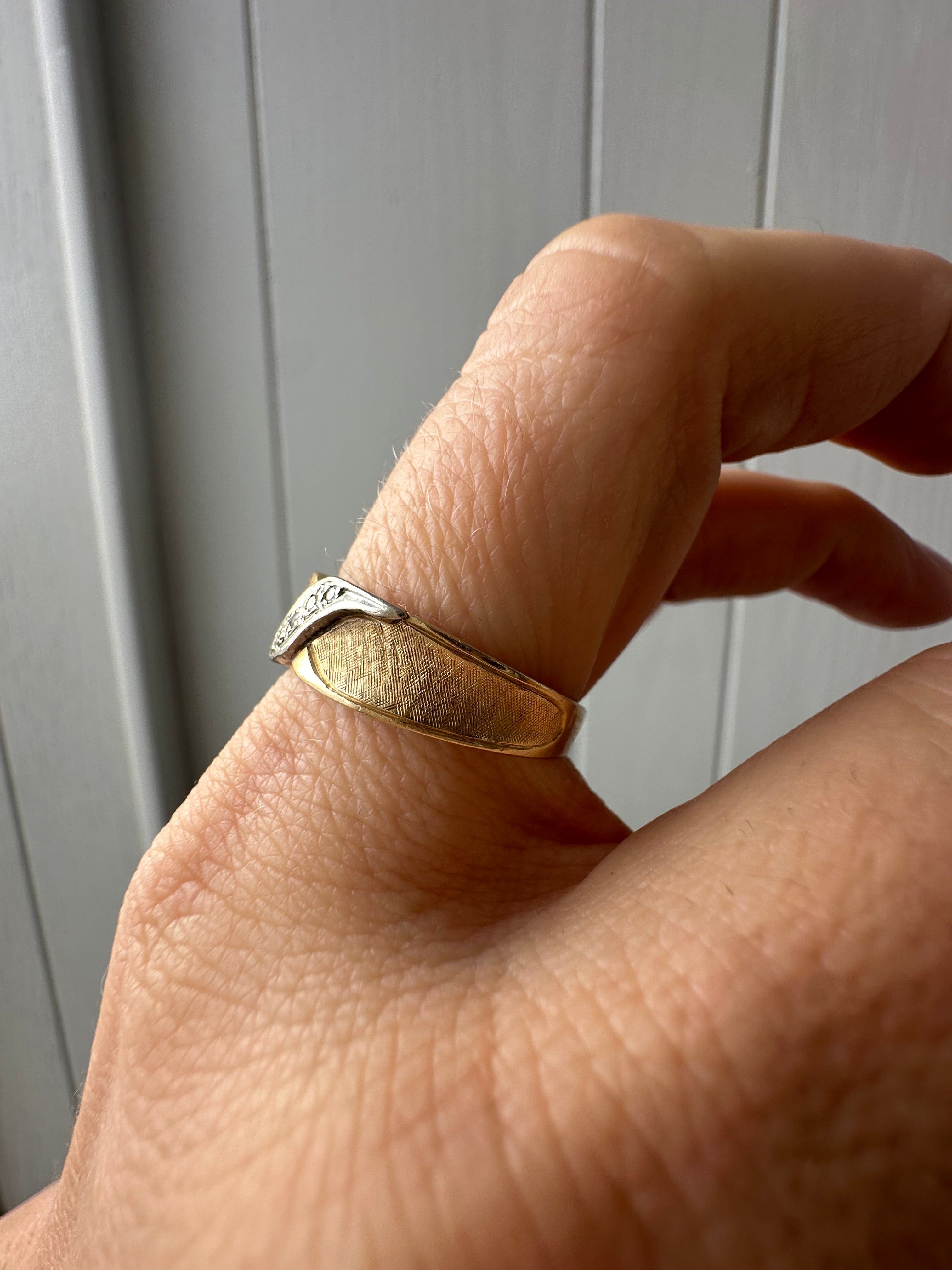 florentine and diamond X band