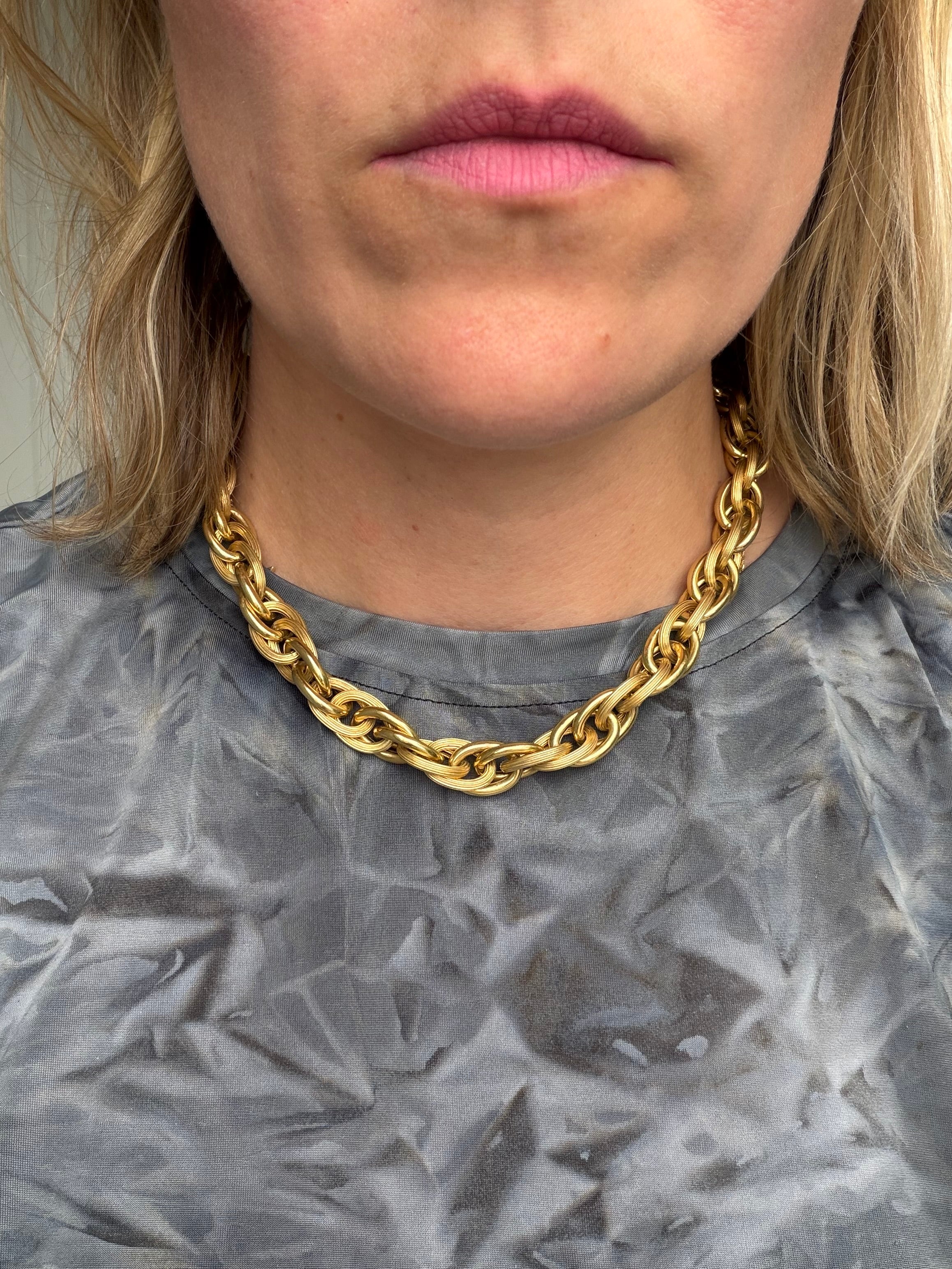 statement textured collar