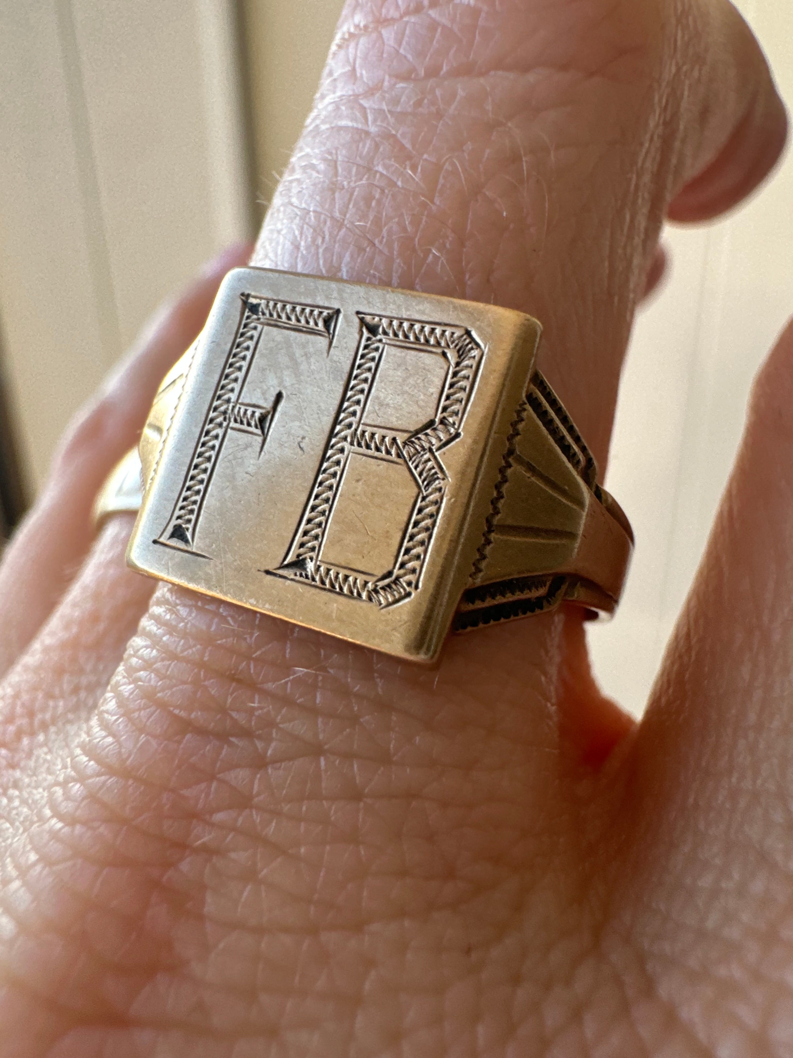 FB signet ring