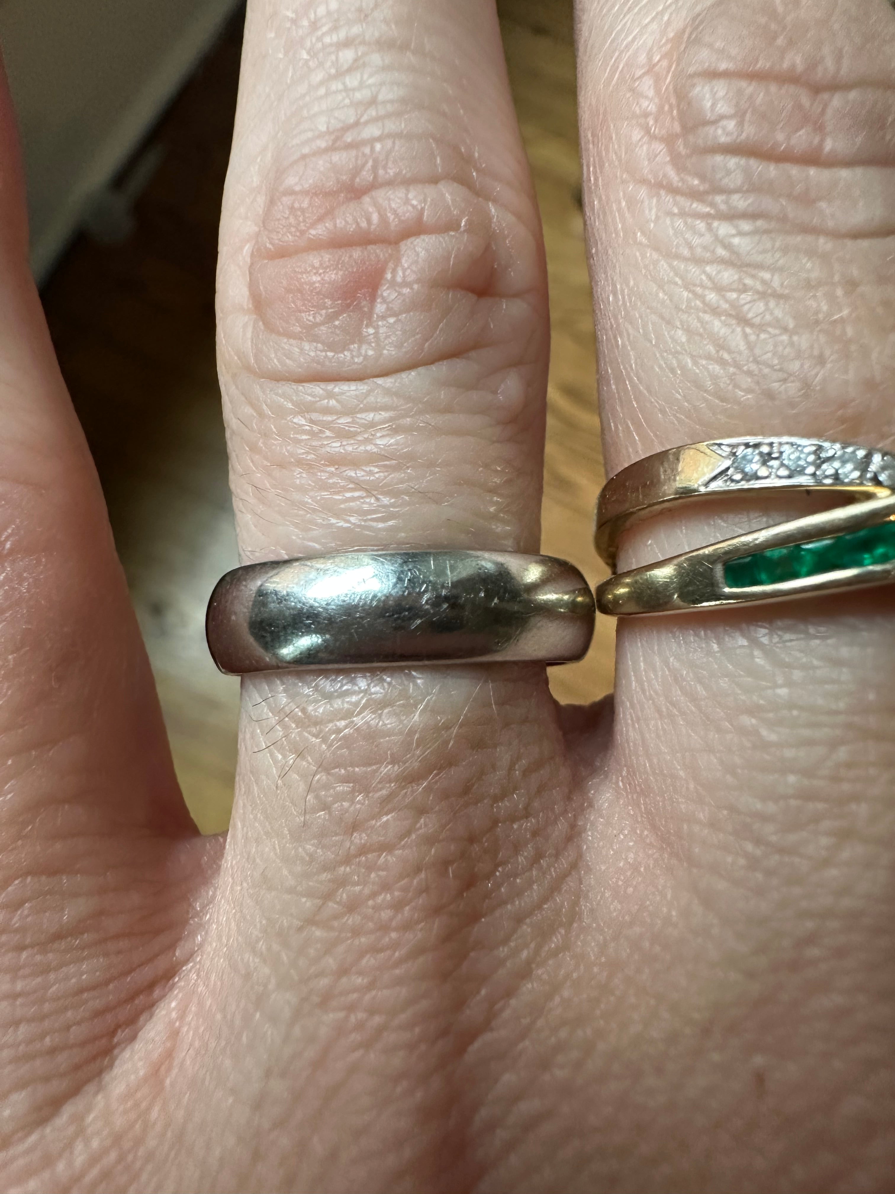 5mm white gold band
