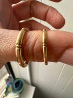 his and hers vintage orange blossom bands