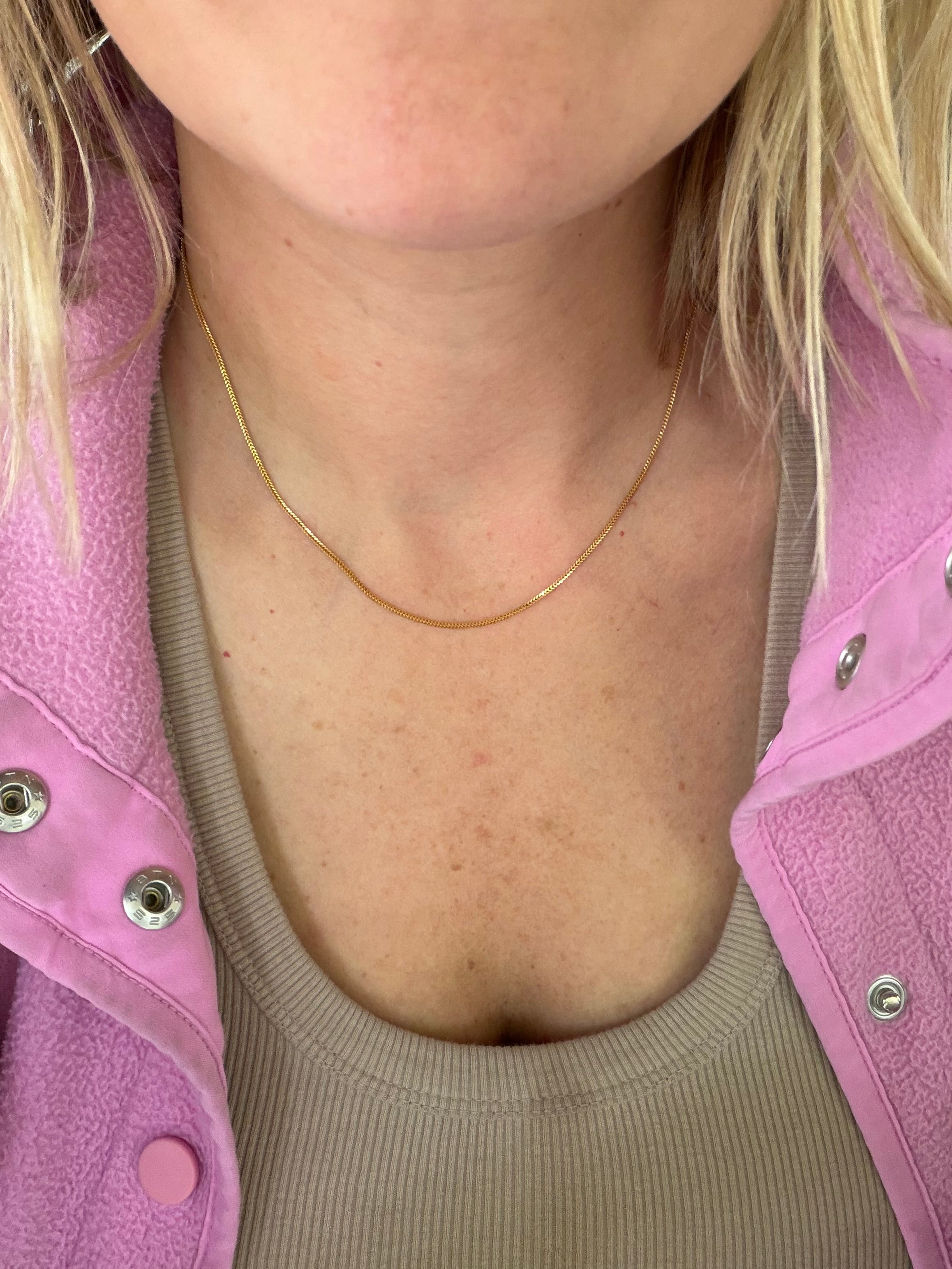 21.75” Franco chain 21k gold