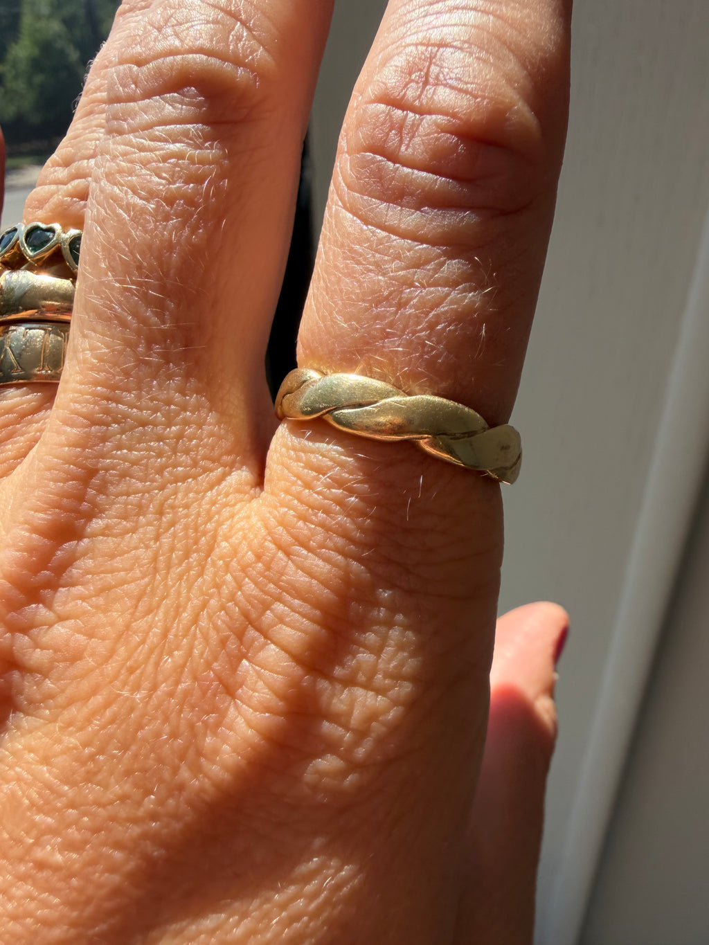 solid braided style band