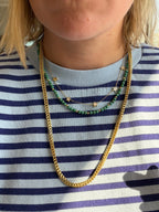 10k gold 25.75" franco chain