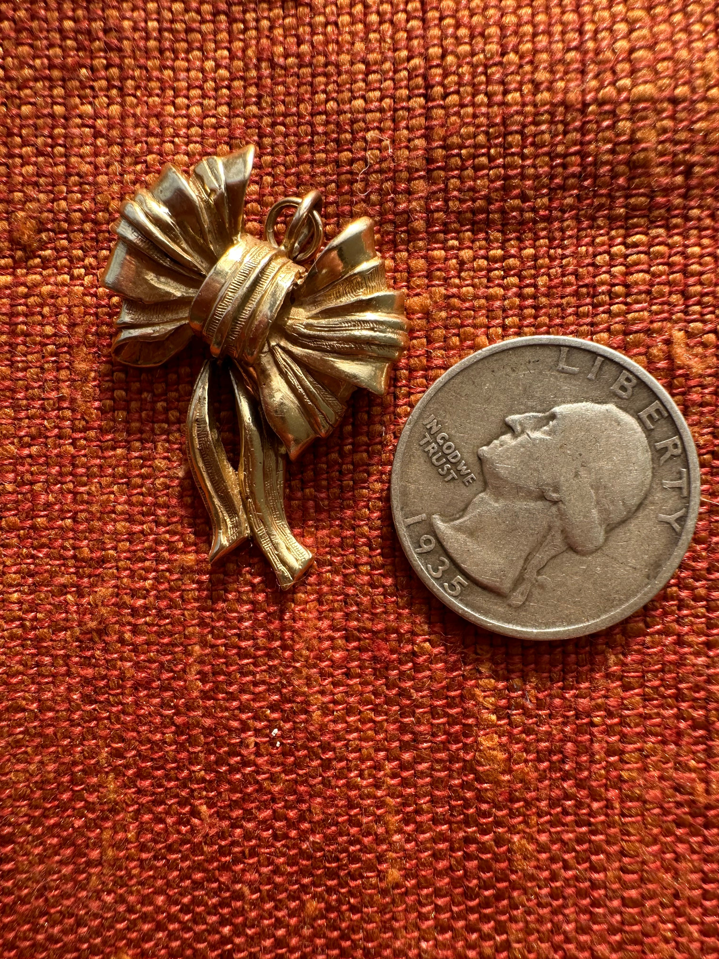 plethora of vintage gold charms