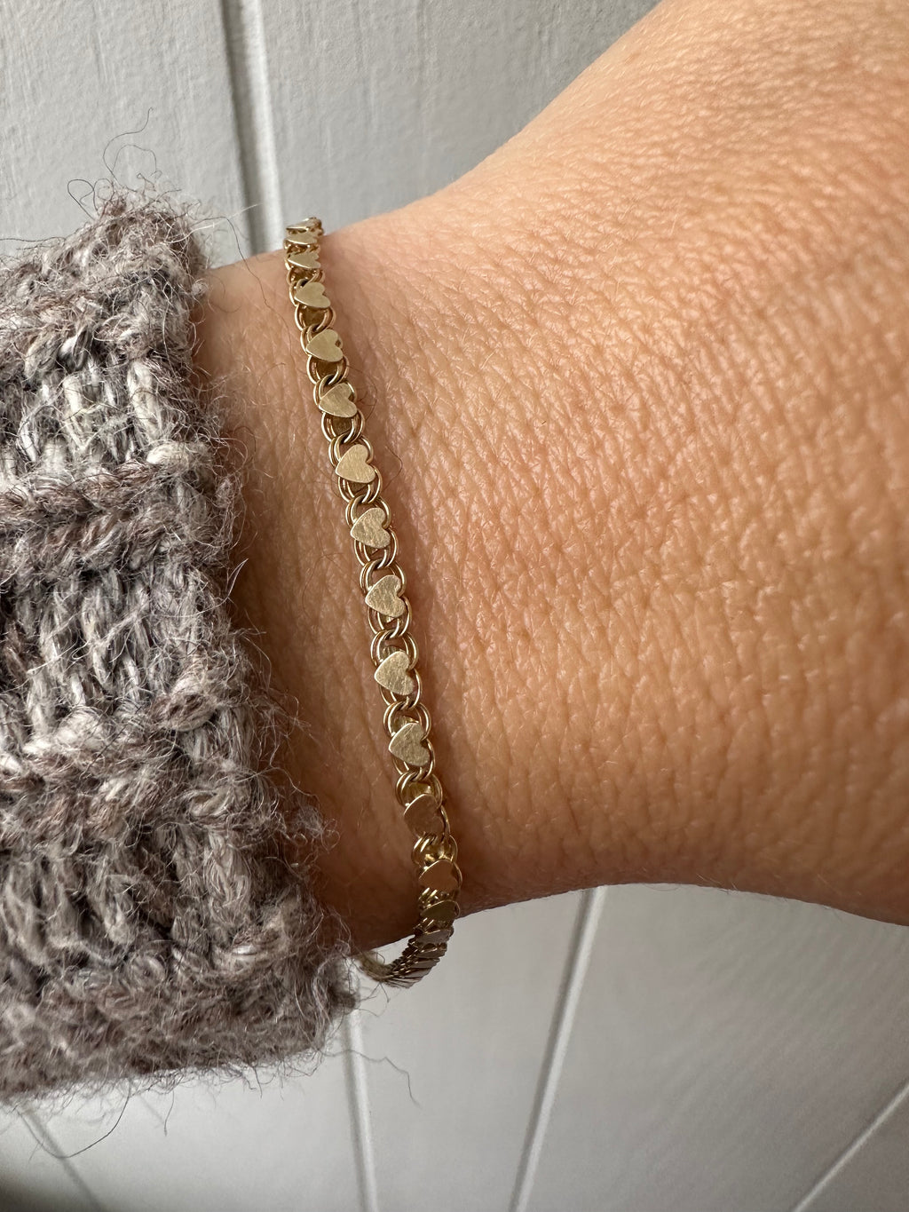 heart link bracelet
