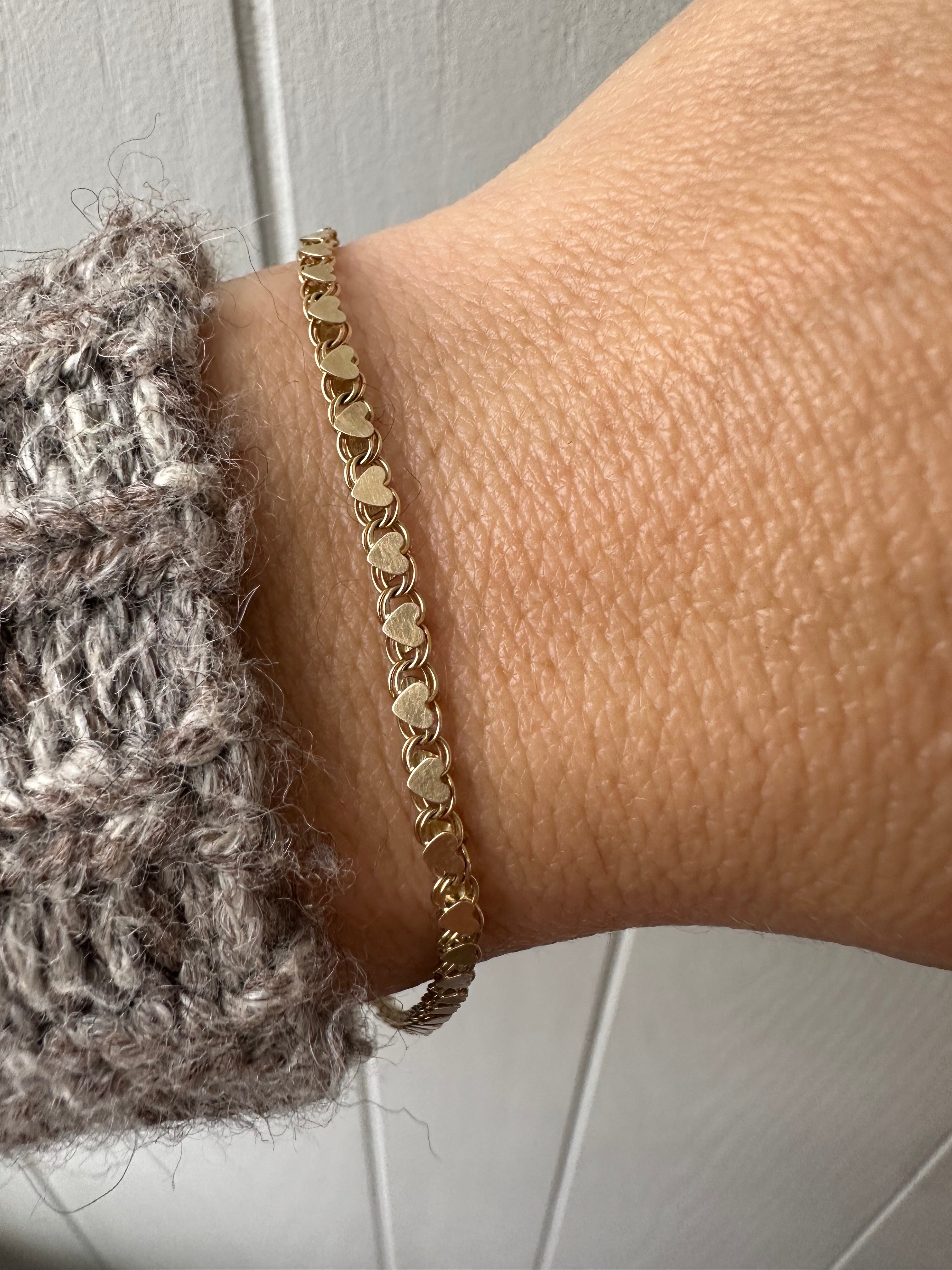 heart link bracelet