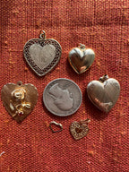 plethora of vintage gold charms