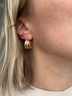 triple chubby hoop