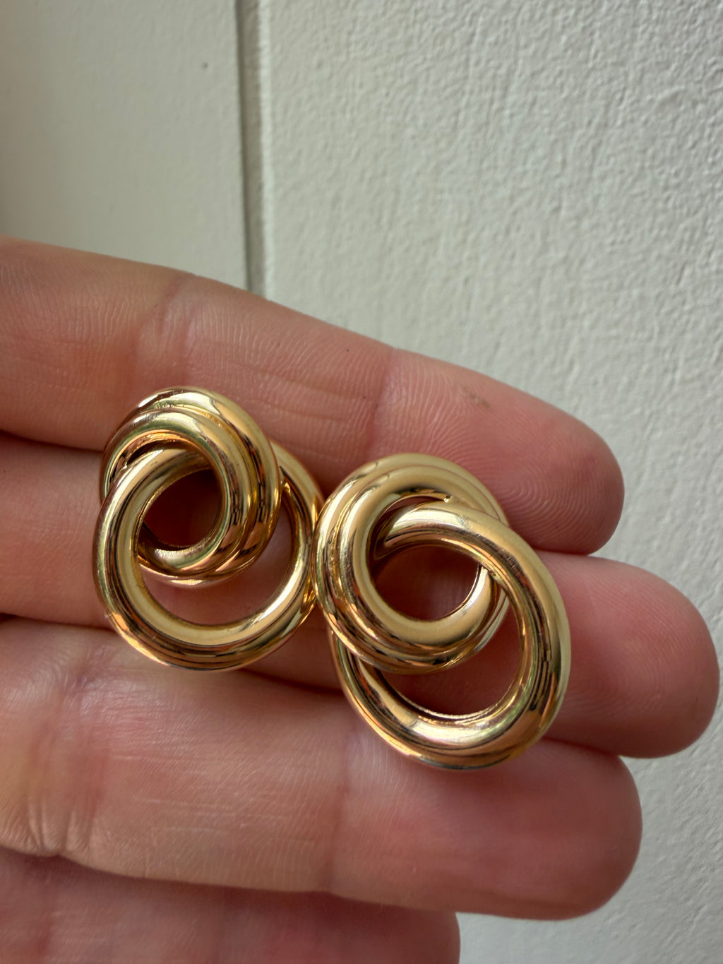 statement knot earrings