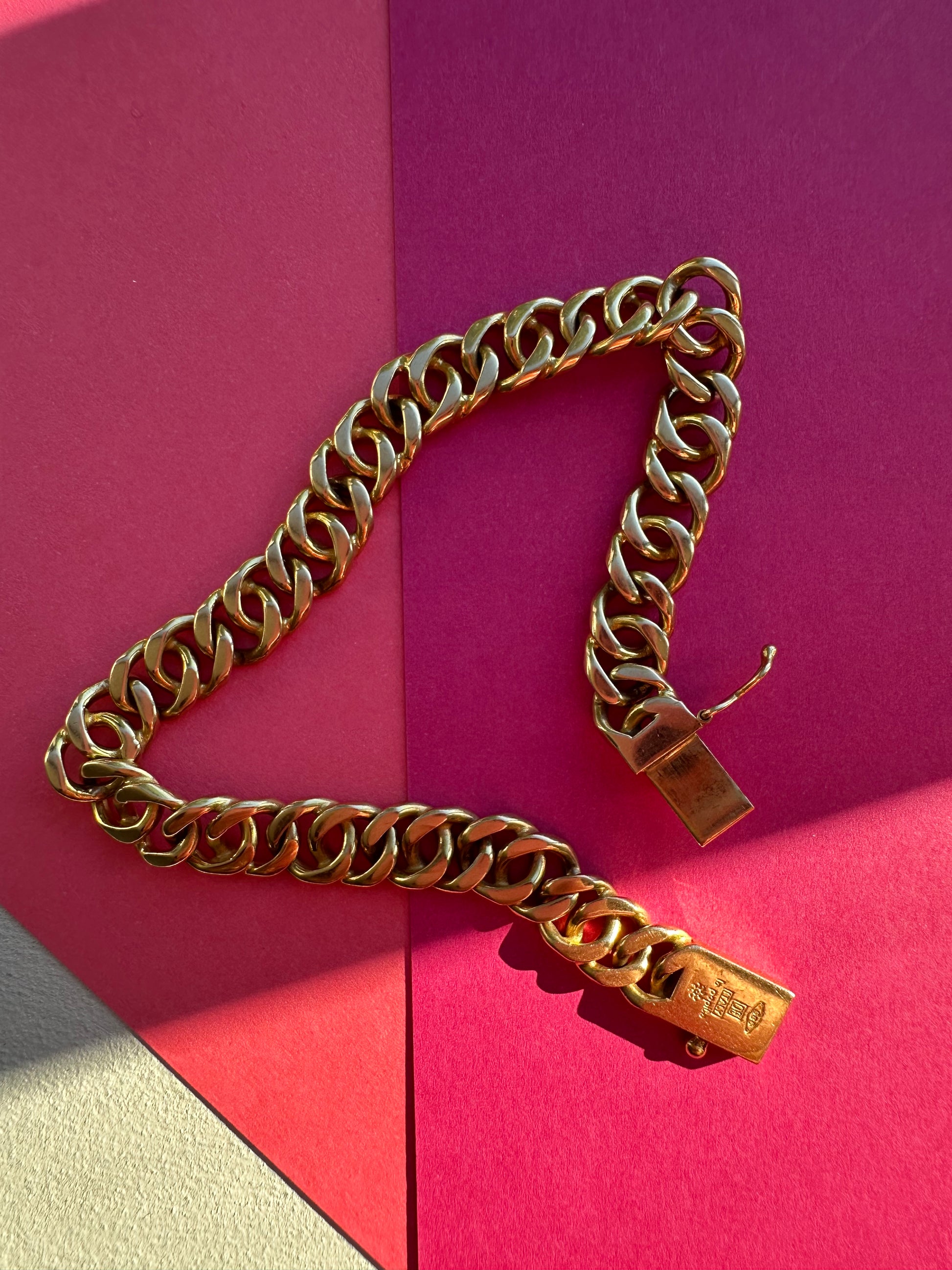 solid curb bracelet