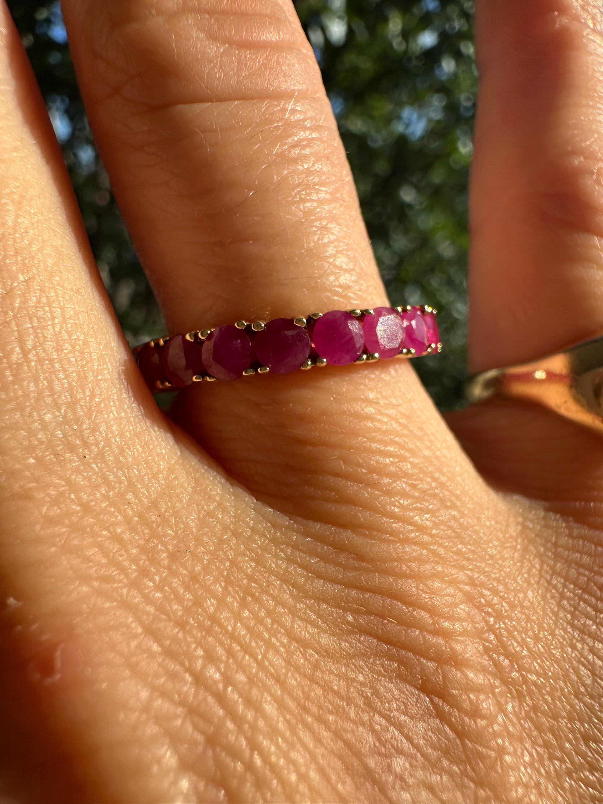 ruby eternity band