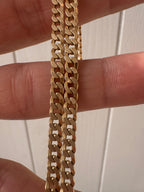 20.5” solid curb link chain
