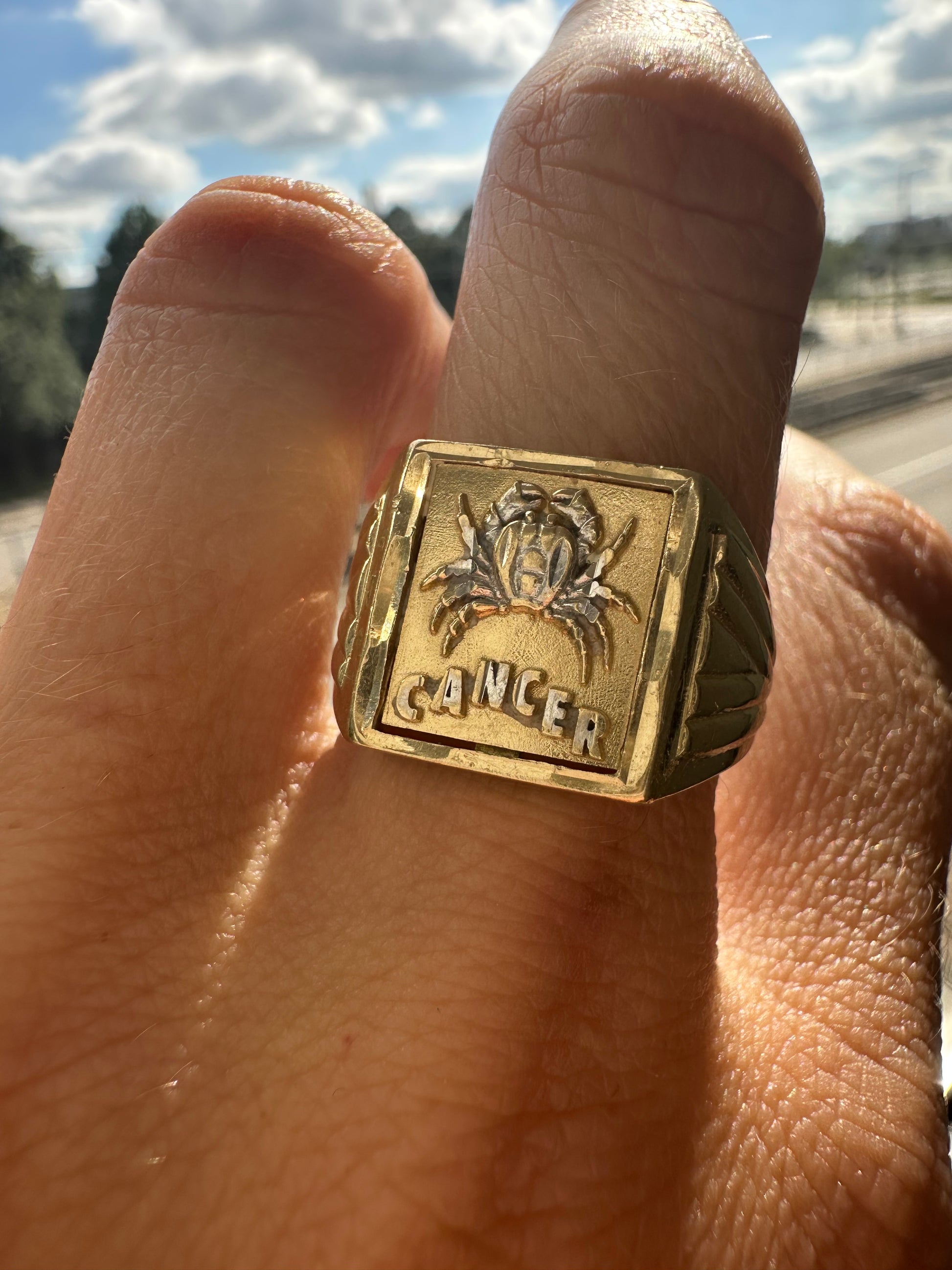 zodiac cancer signet