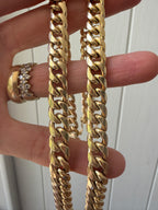 22" puffy curb link chain