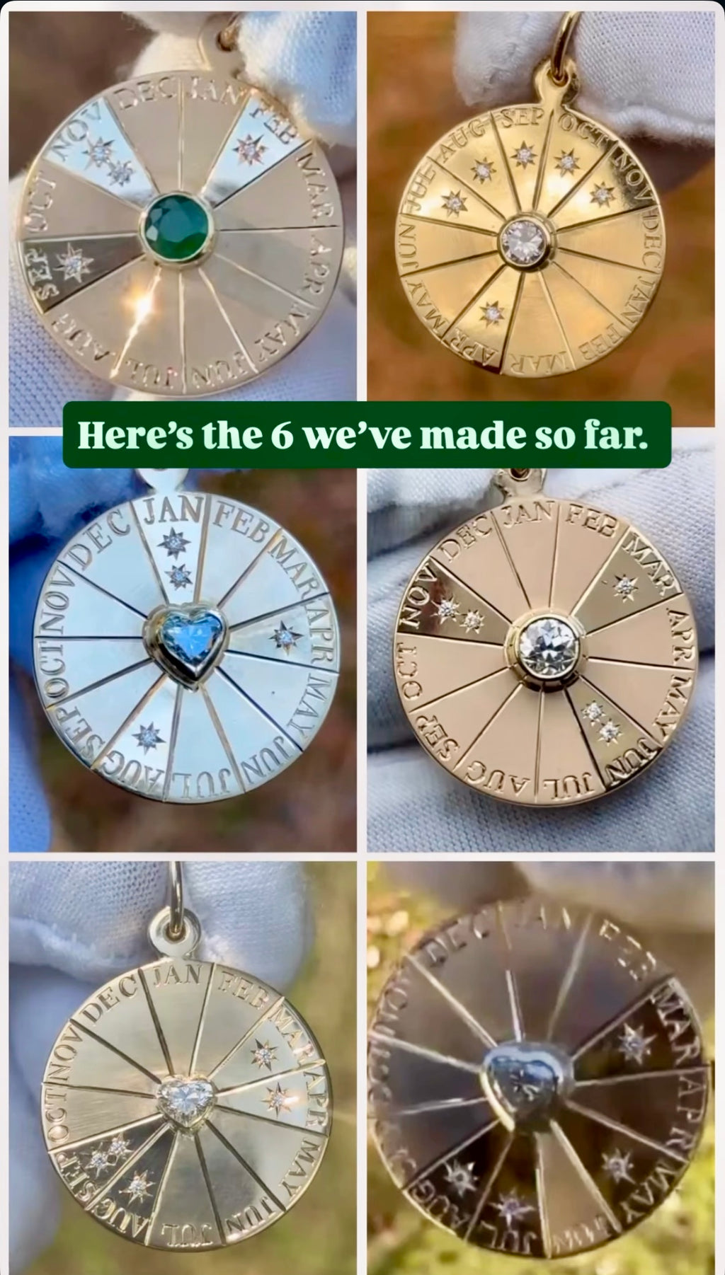 DOWNPAYMENT for custom heirloom calendar disc