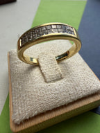 princess cut diamond band