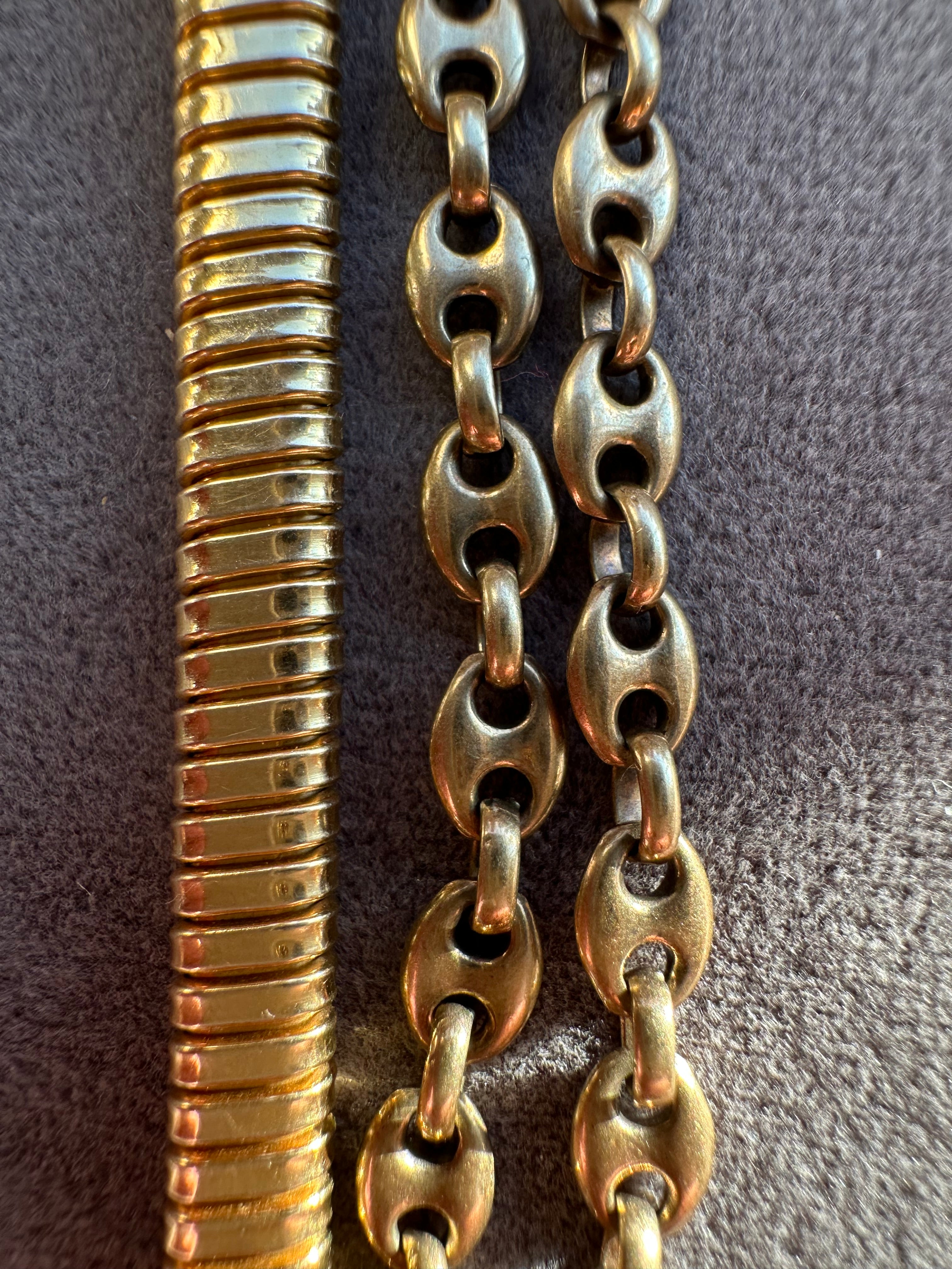 solid gucci link 18” chain