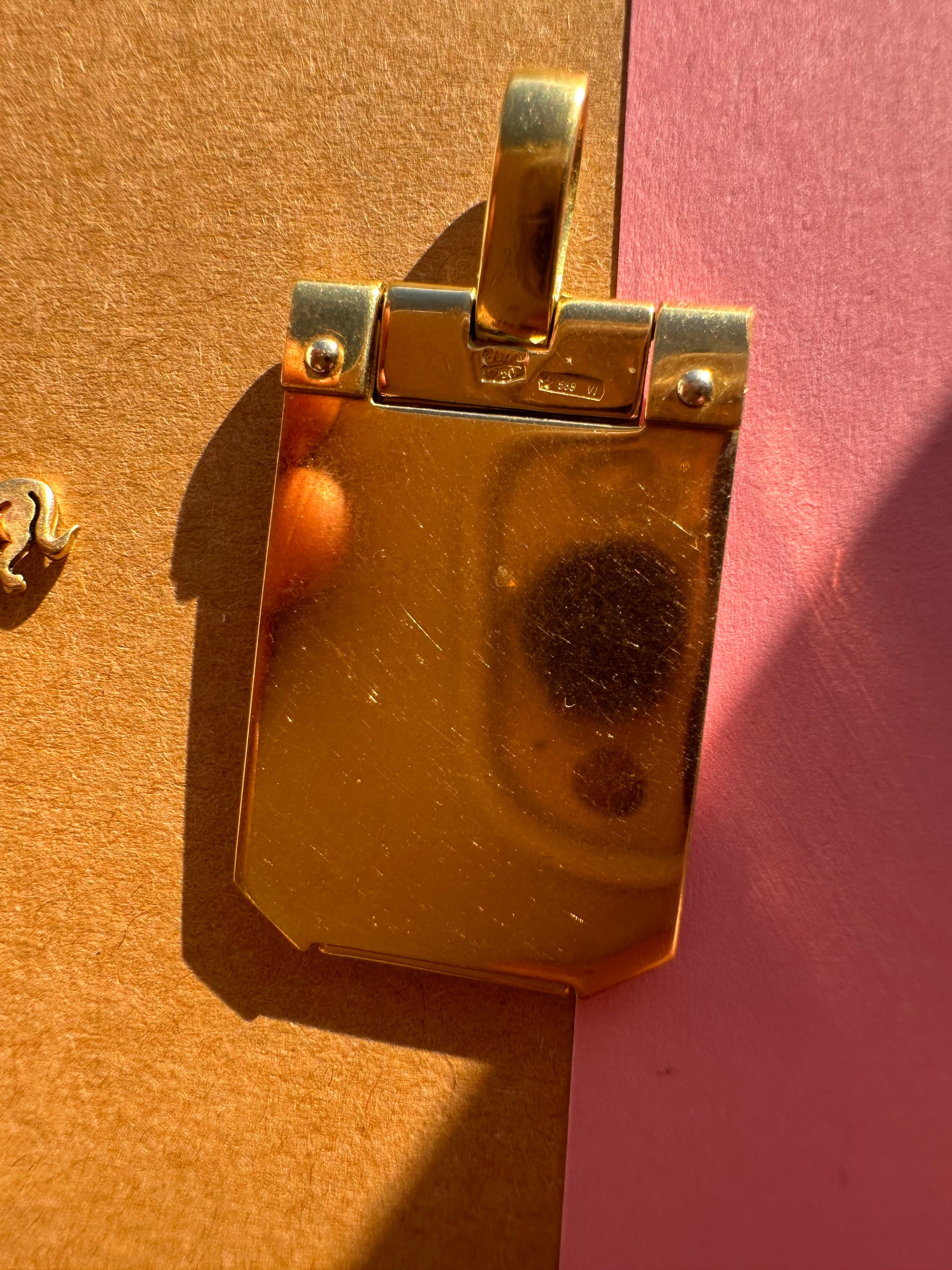 dog tag style ID locket