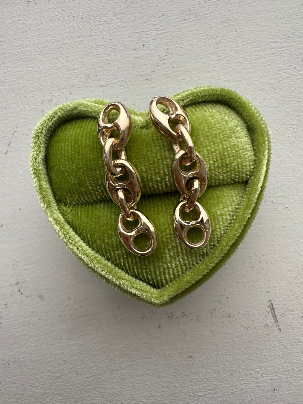 g*cci link dangle earrings