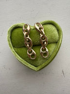 g*cci link dangle earrings