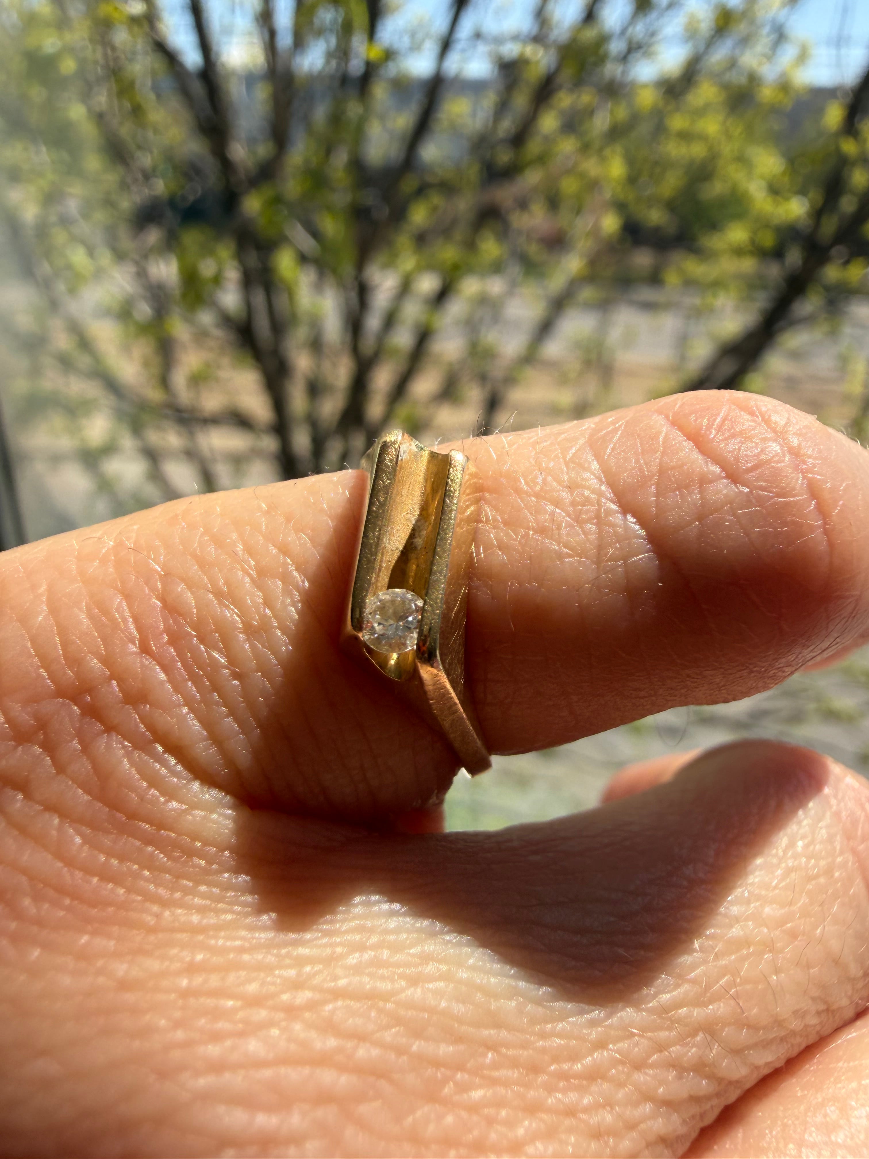 slider diamond ring