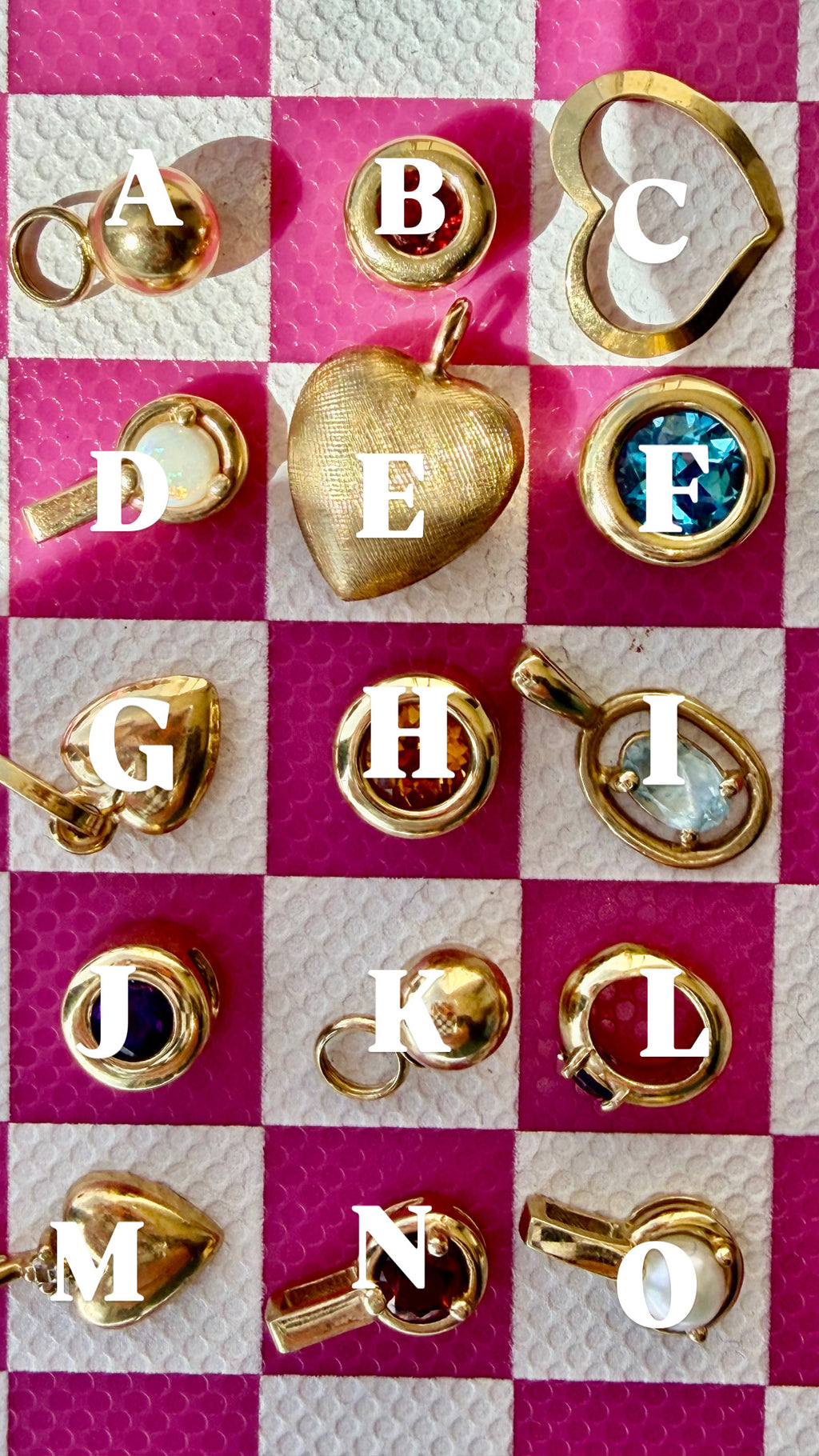 little baubles, gems and hearts