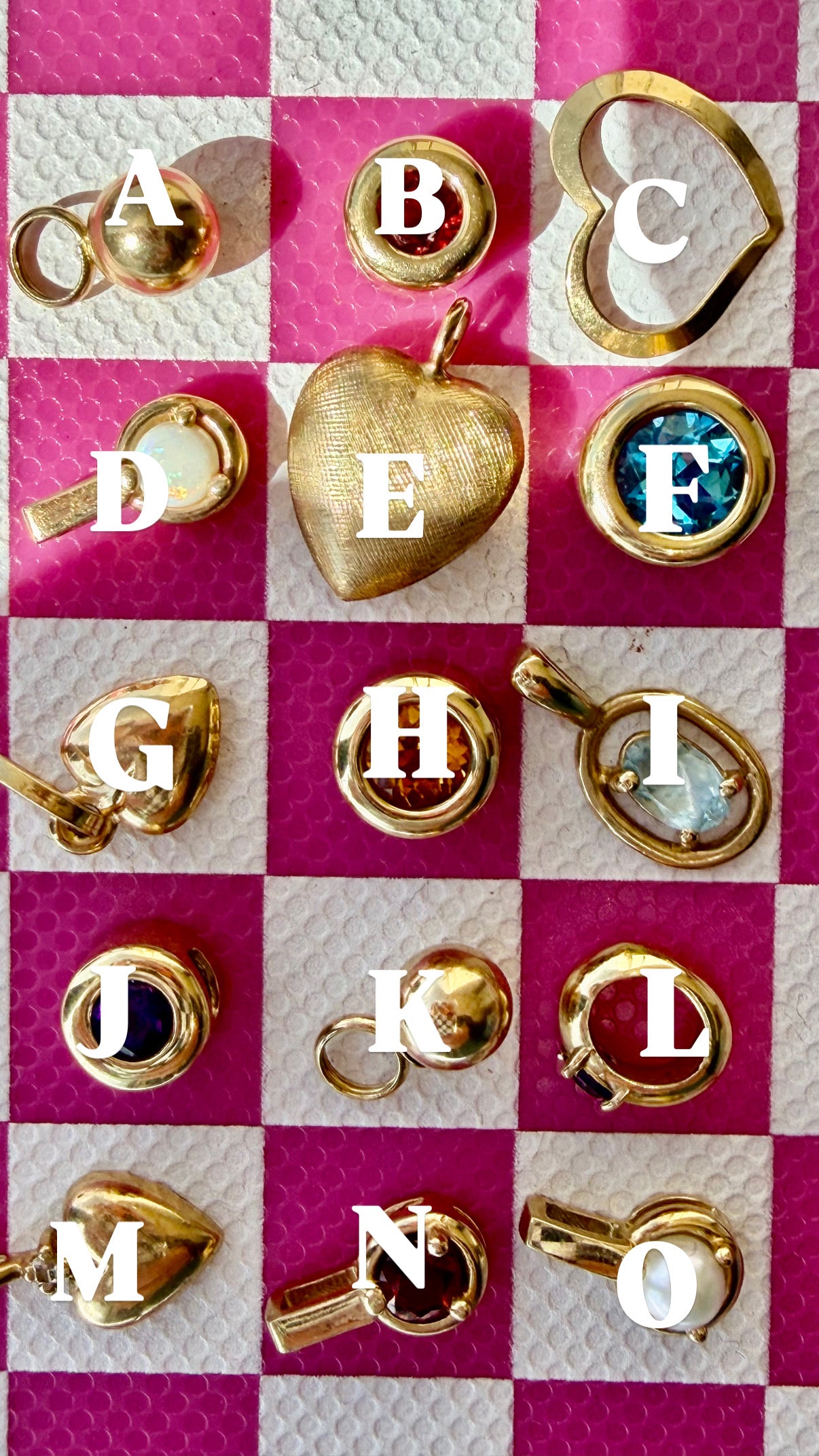 little baubles, gems and hearts