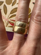 vintage wide band size 11 // 8mm