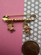 heart safety pin