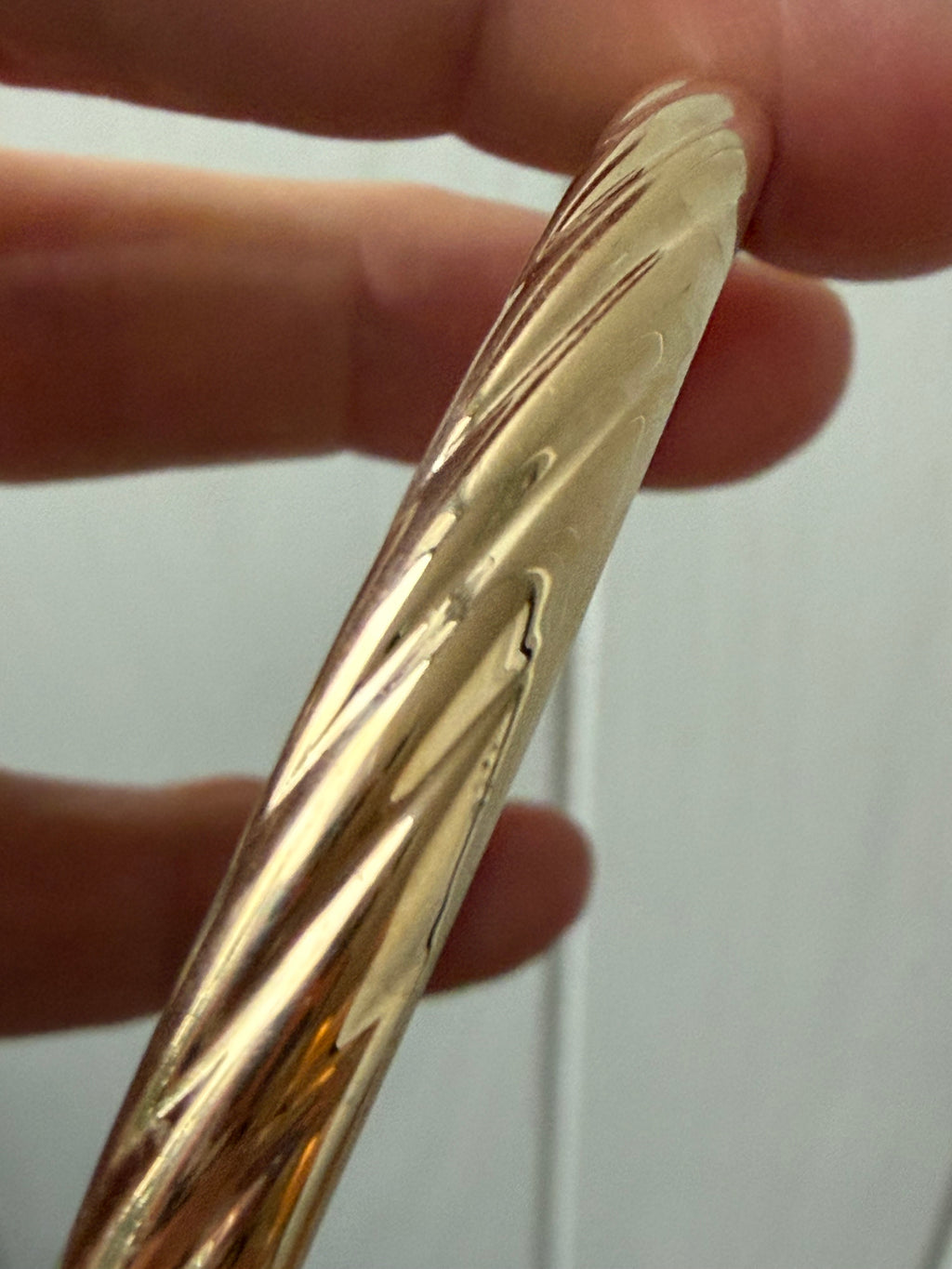 collection of 14k bangles