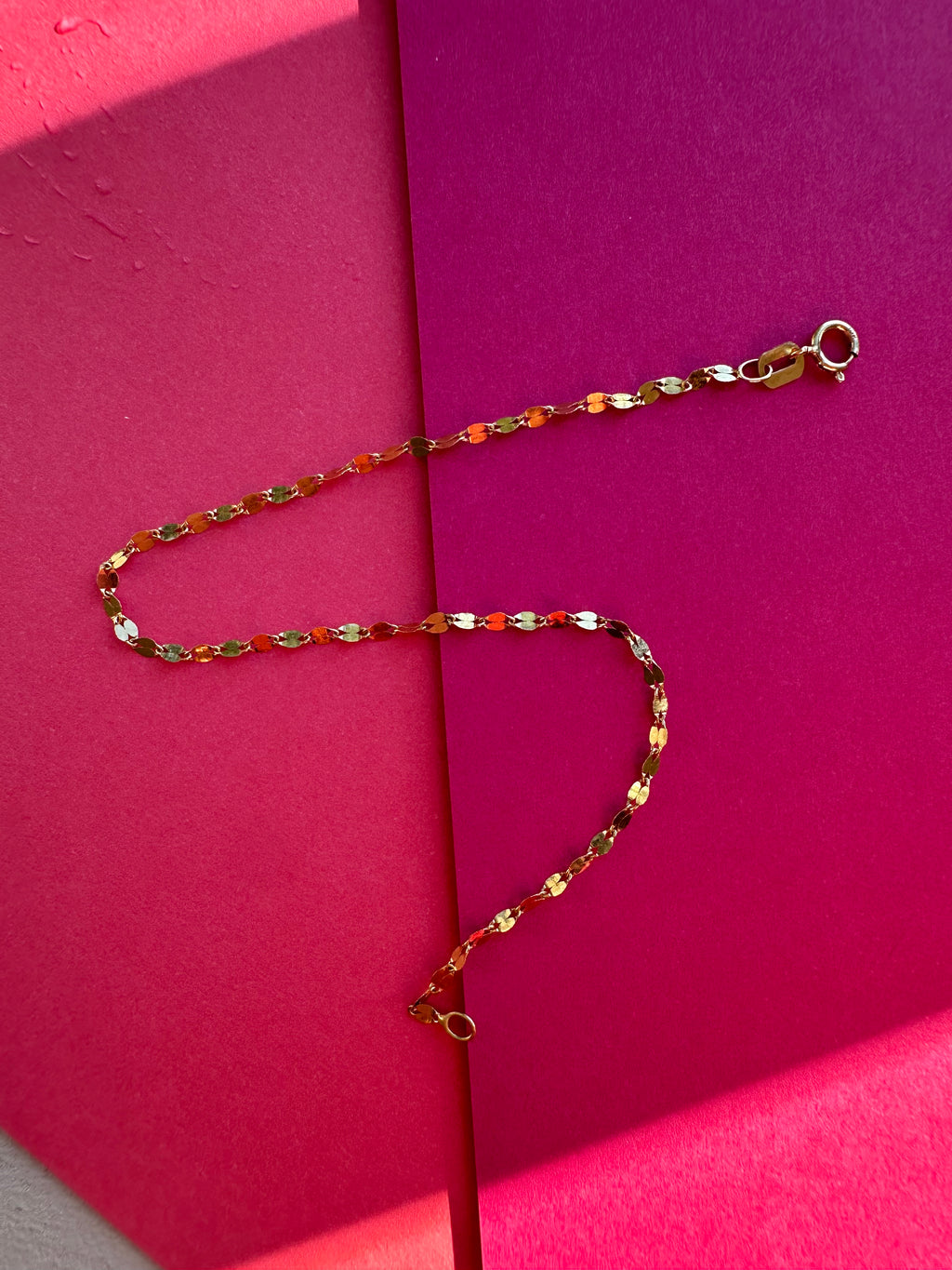 dainty sparkle chain bracelet