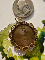 vintage French love token