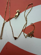 little heart on 15" chain