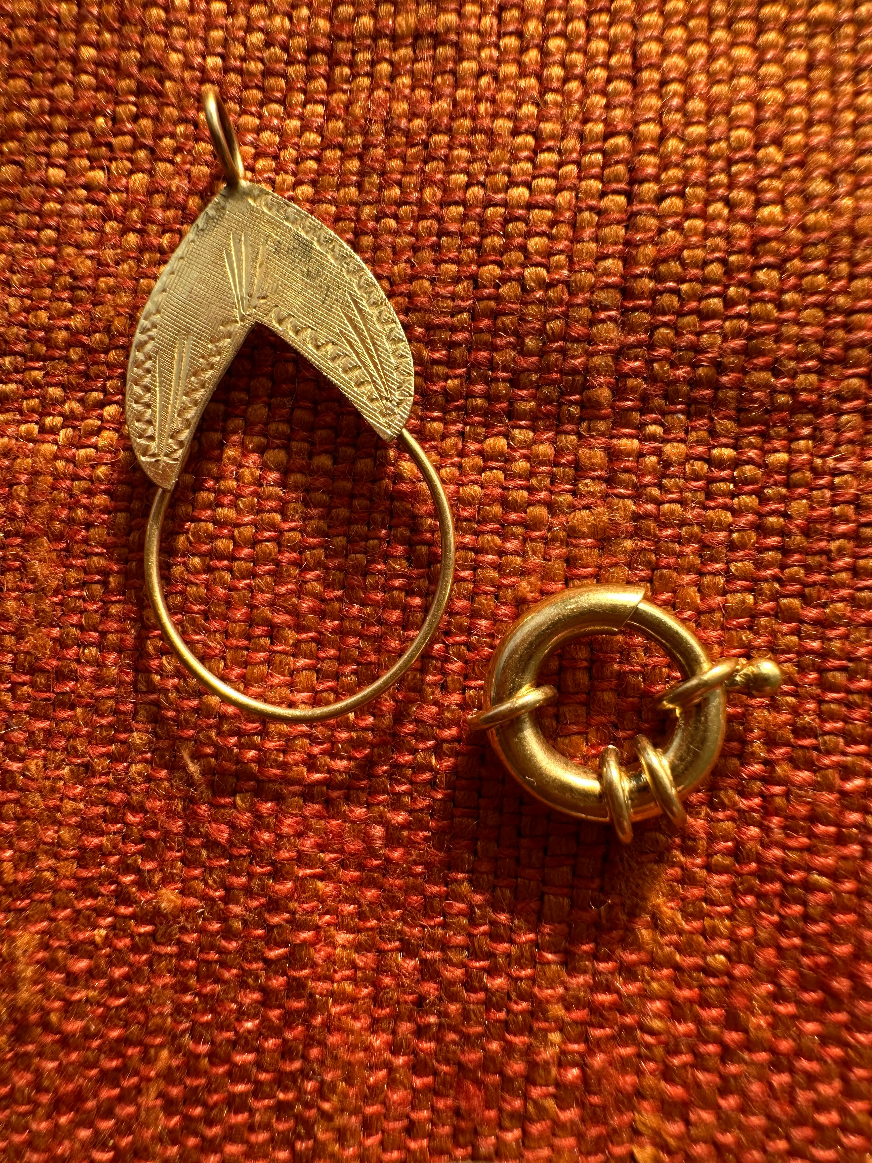 plethora of vintage gold charms