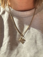 18k gold chunky box chain