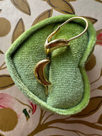 moon leverback earrings