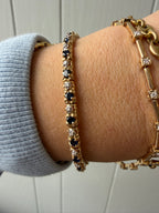 sapphire and diamond tennis bracelet