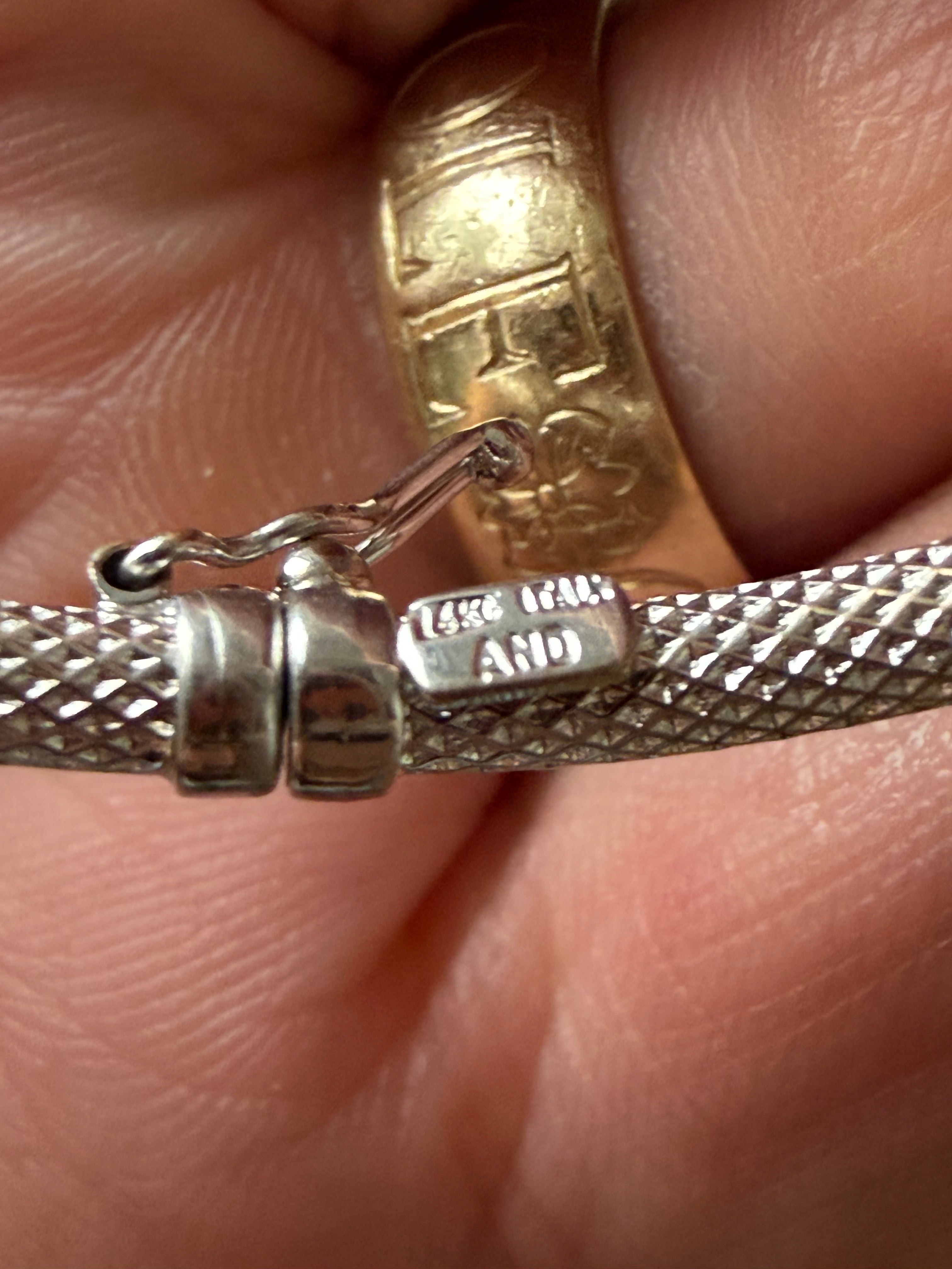 collection of 14k bangles