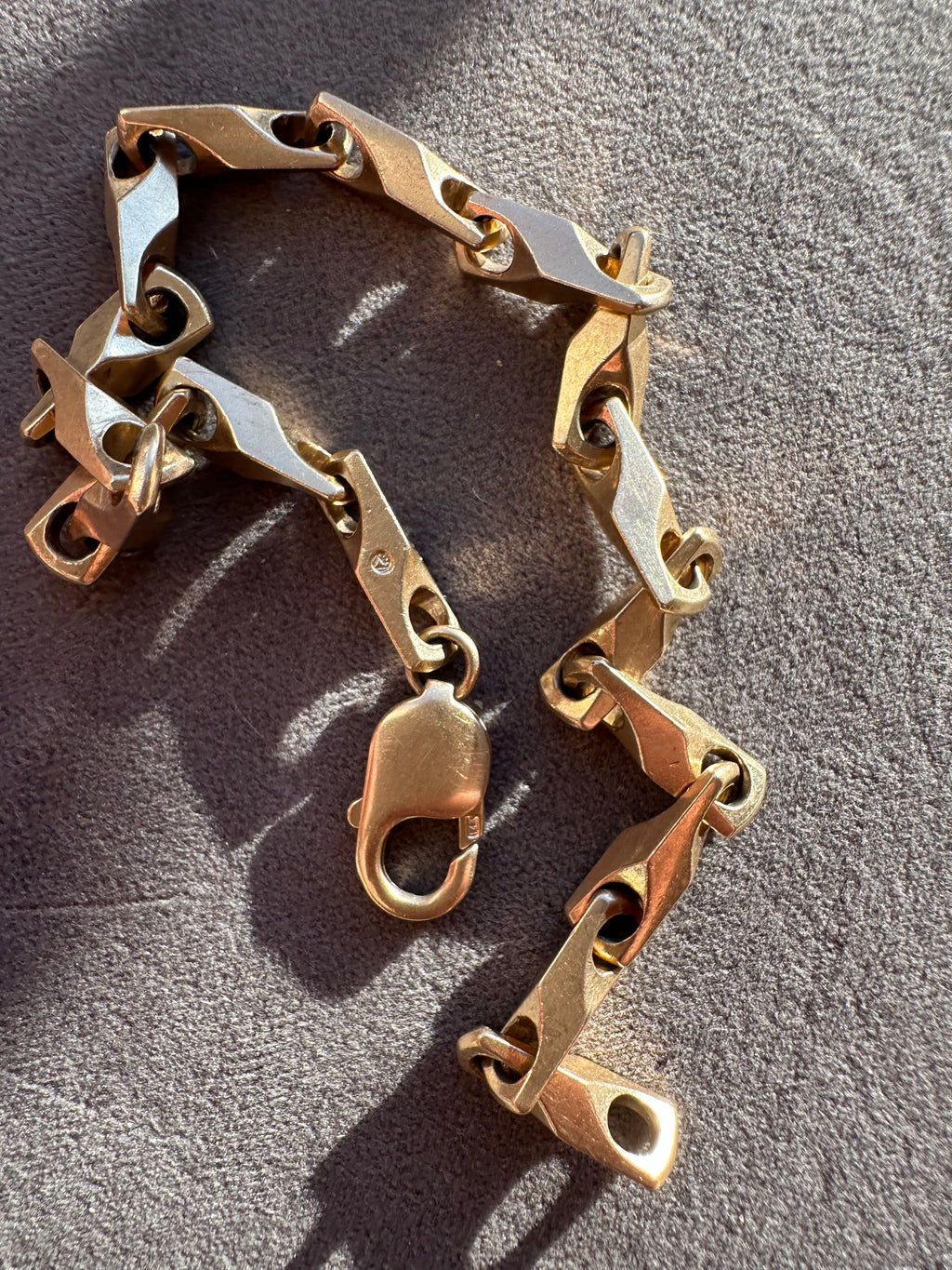 chunky heshe link bracelet