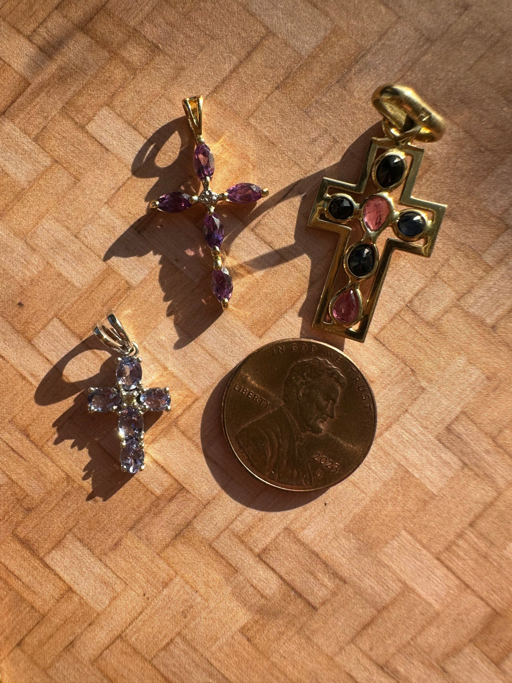 religious charms and pendants