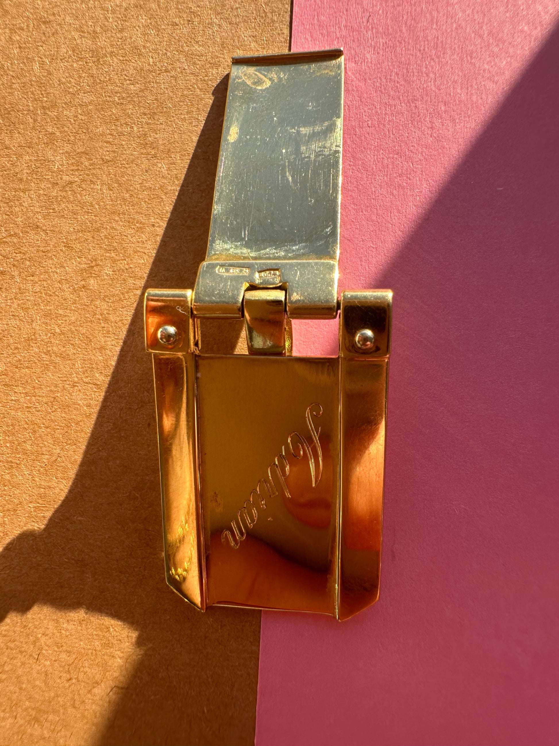 dog tag style ID locket