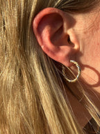 two tone croissant hoop