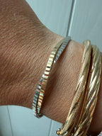 collection of 14k bangles