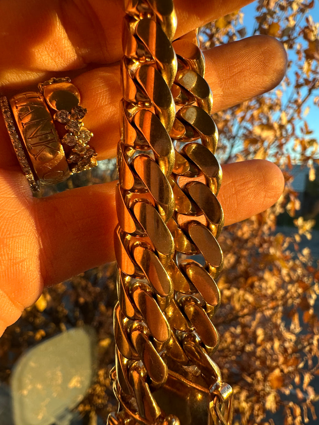 104g vintage curb bracelet