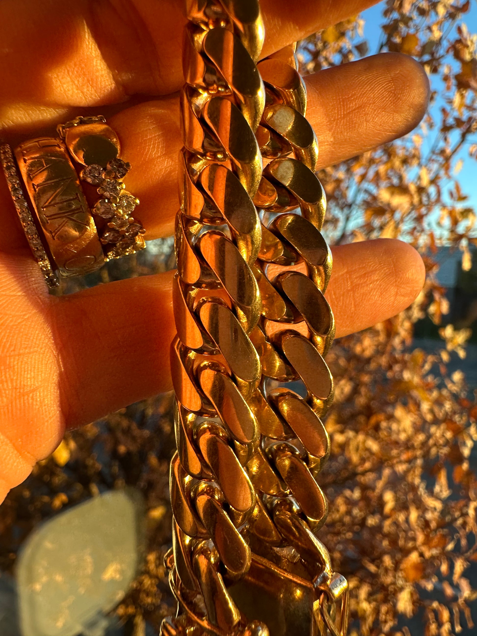 104g vintage curb bracelet