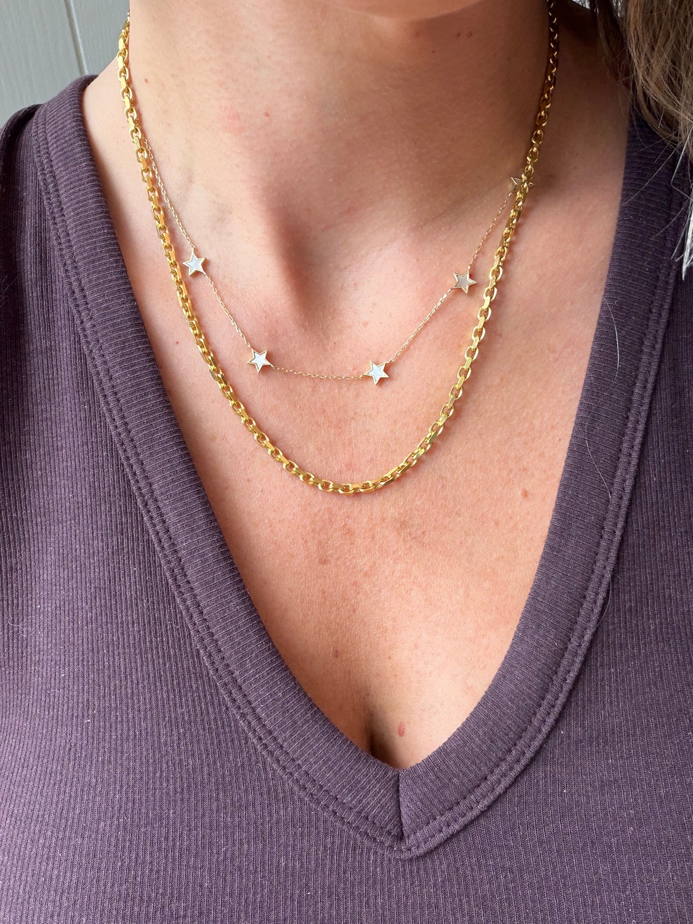 chunky biker link chain 20.25"