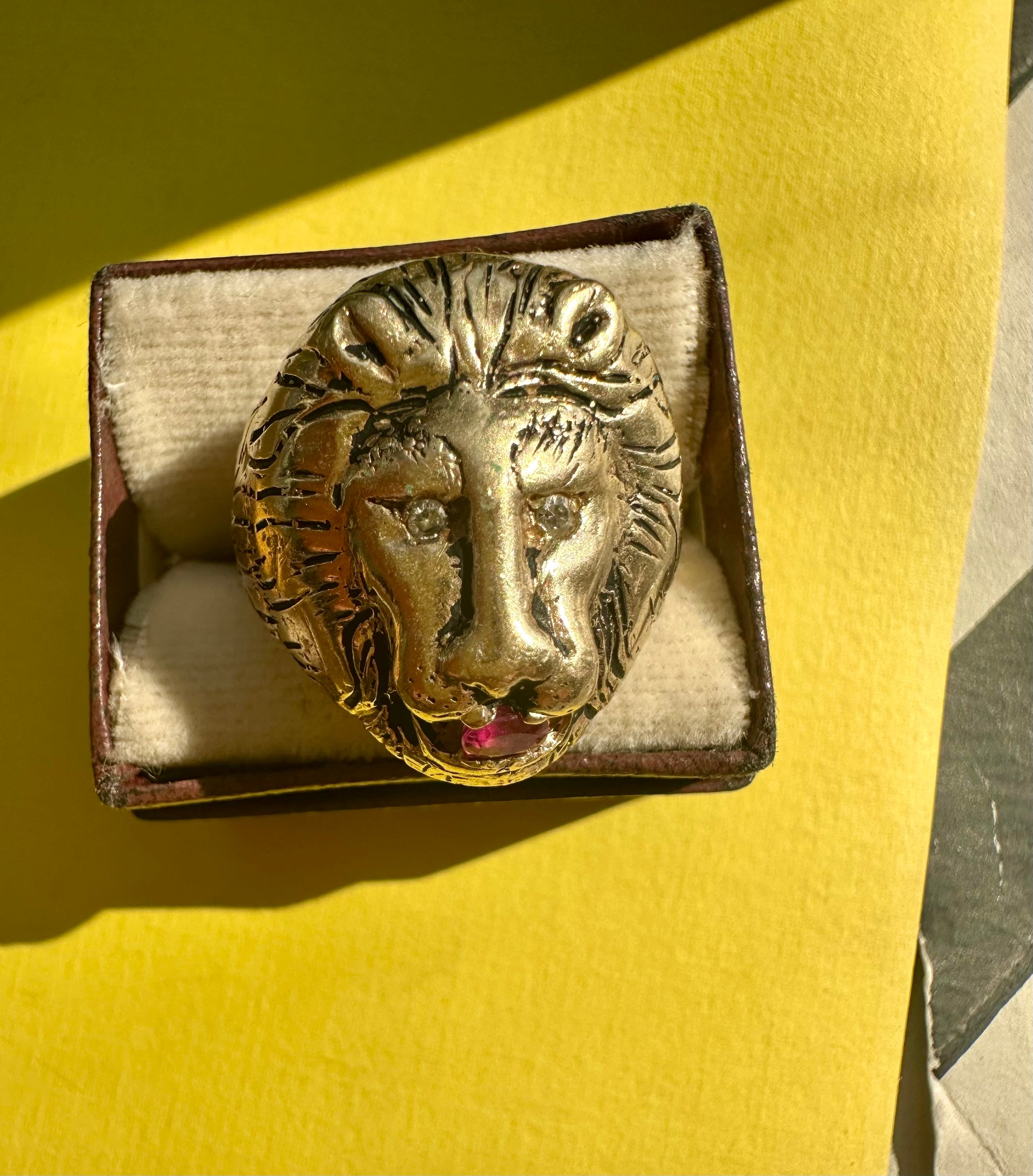 large lion ring