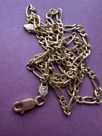 classic figaro chain  18.25" long